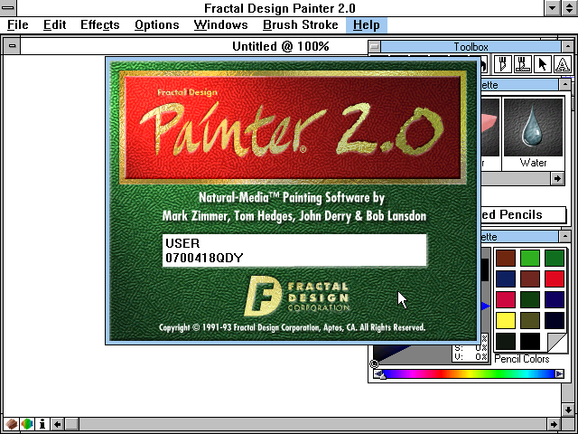 Fractical Design Painter 2.0 - About